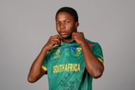 Kwena Maphaka, who is a part of RR in IPL 2025, played two matches for MI in IPL 2024- Source: Getty